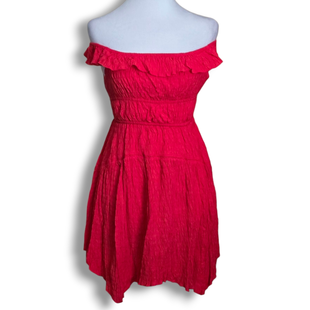Urban Outfitters Aubrey Off-Shoulder Mini Dress